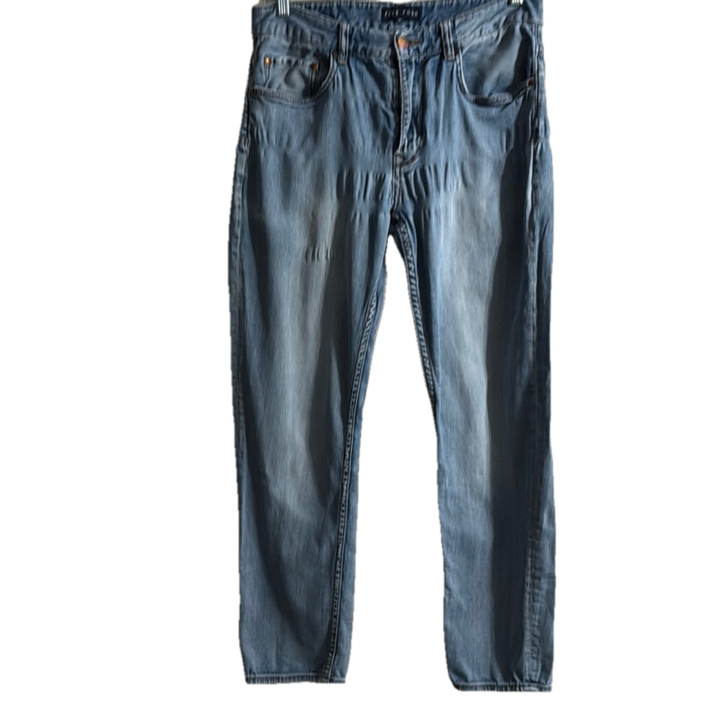 Five Four Blue Straight Jeans Classic Style
